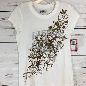 Blac Label PINK Short Sleeve T-Shirt Logo Graphics